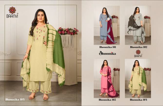 Baanvi Bhoomika New Fancy Festival Wear Designer Ready Made Collection